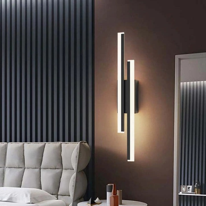 Lindera Long Striped LED Wall Light For Hallways Bedrooms