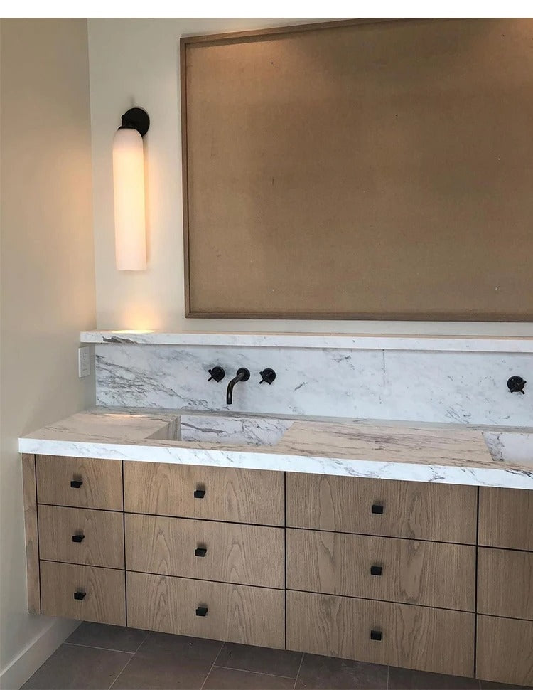 Lindra Glass Sconce Nordic Minimalist Wall Light for Living Rooms