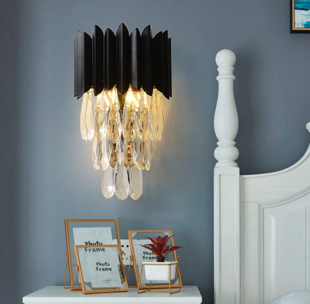 Lyra Crystal Wall Sconces Nordic Inspired LED Lighting