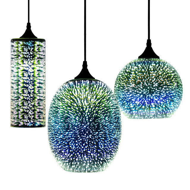 Luminara Nebula Pendant Light Crafted From Sustainable Glass Stone