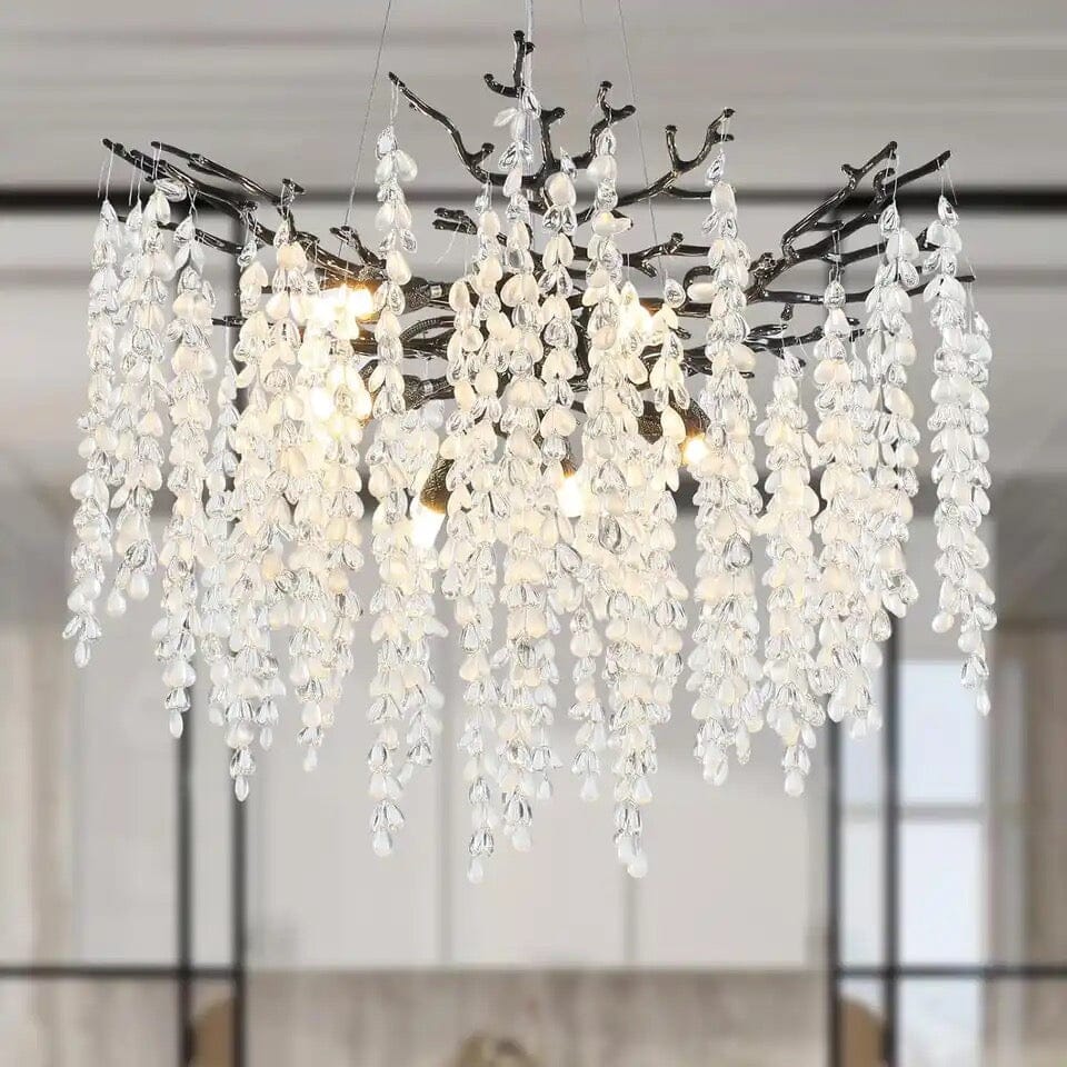 Branch Glass Chandelier by Kirrea
