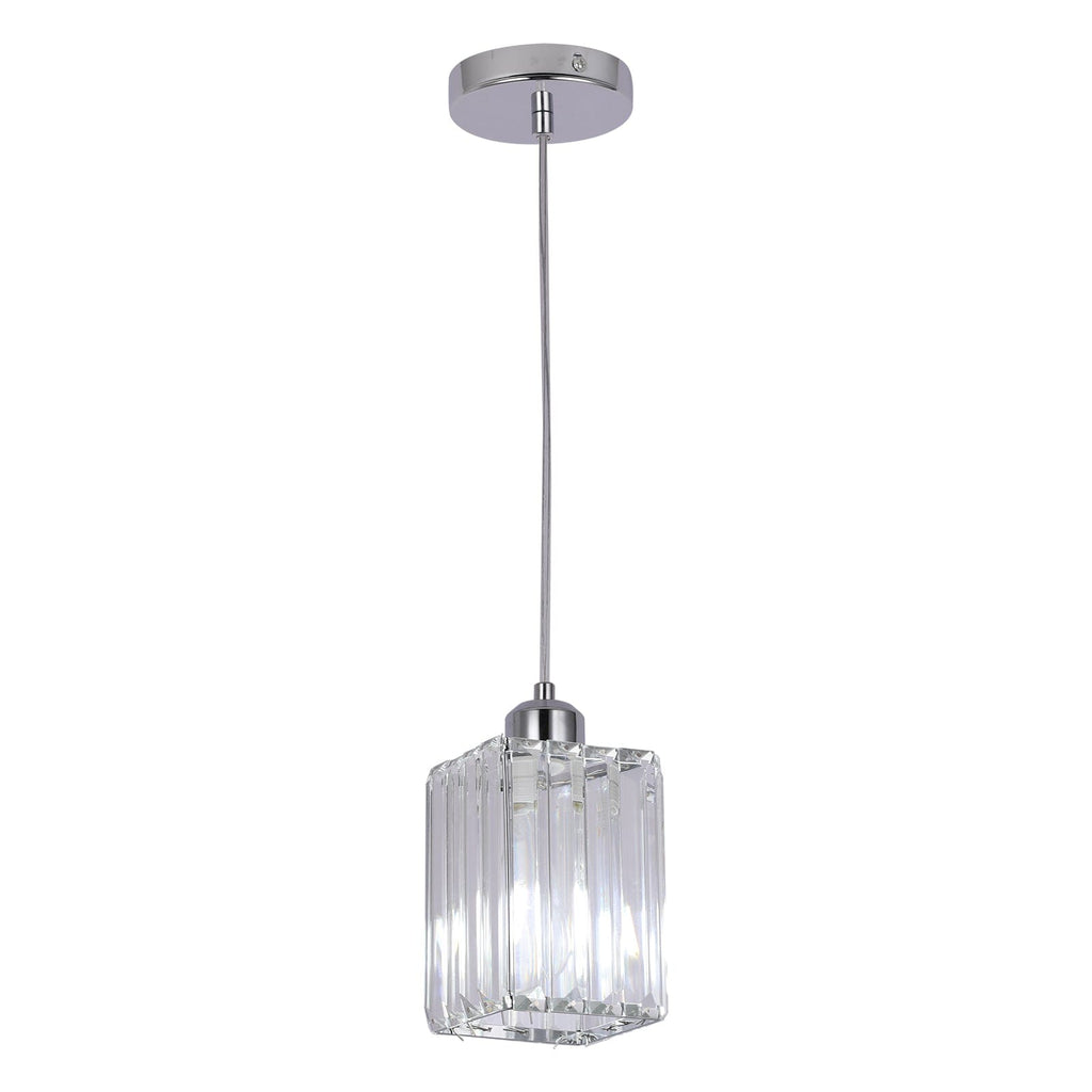 Liora Contemporary Crystal Glass Pendant Light For Living Rooms