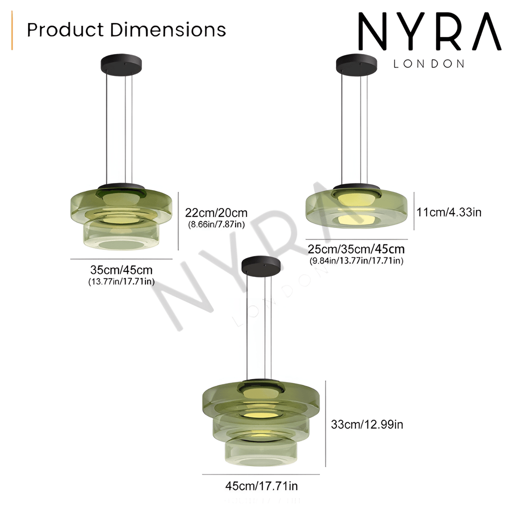 Fjord Glass Pendant Light for Modern Interiors with Soft Cozy Glow