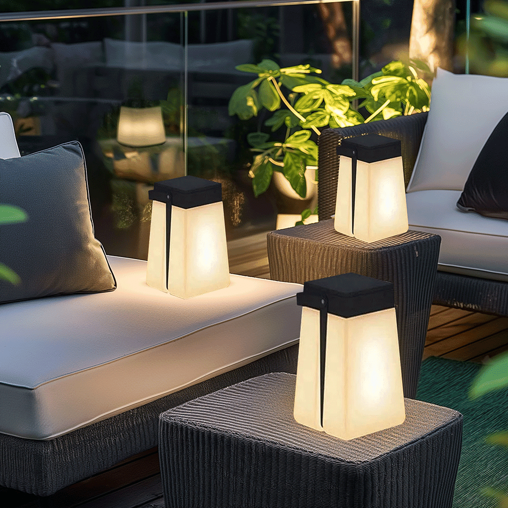 Designer Nordic Inspired Solar Outdoor Lamps For Patios And Gardens