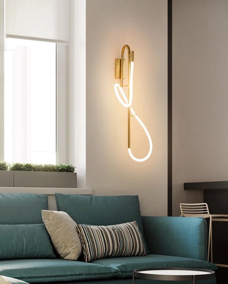 AstraLume Swirl LED Chandelier Collection in Golden Glow
