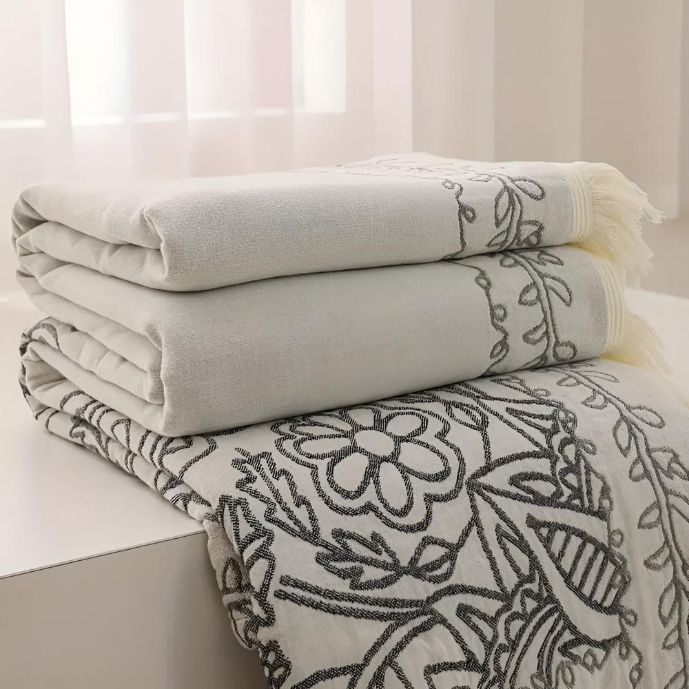 Nordic Chic Cotton Throw
