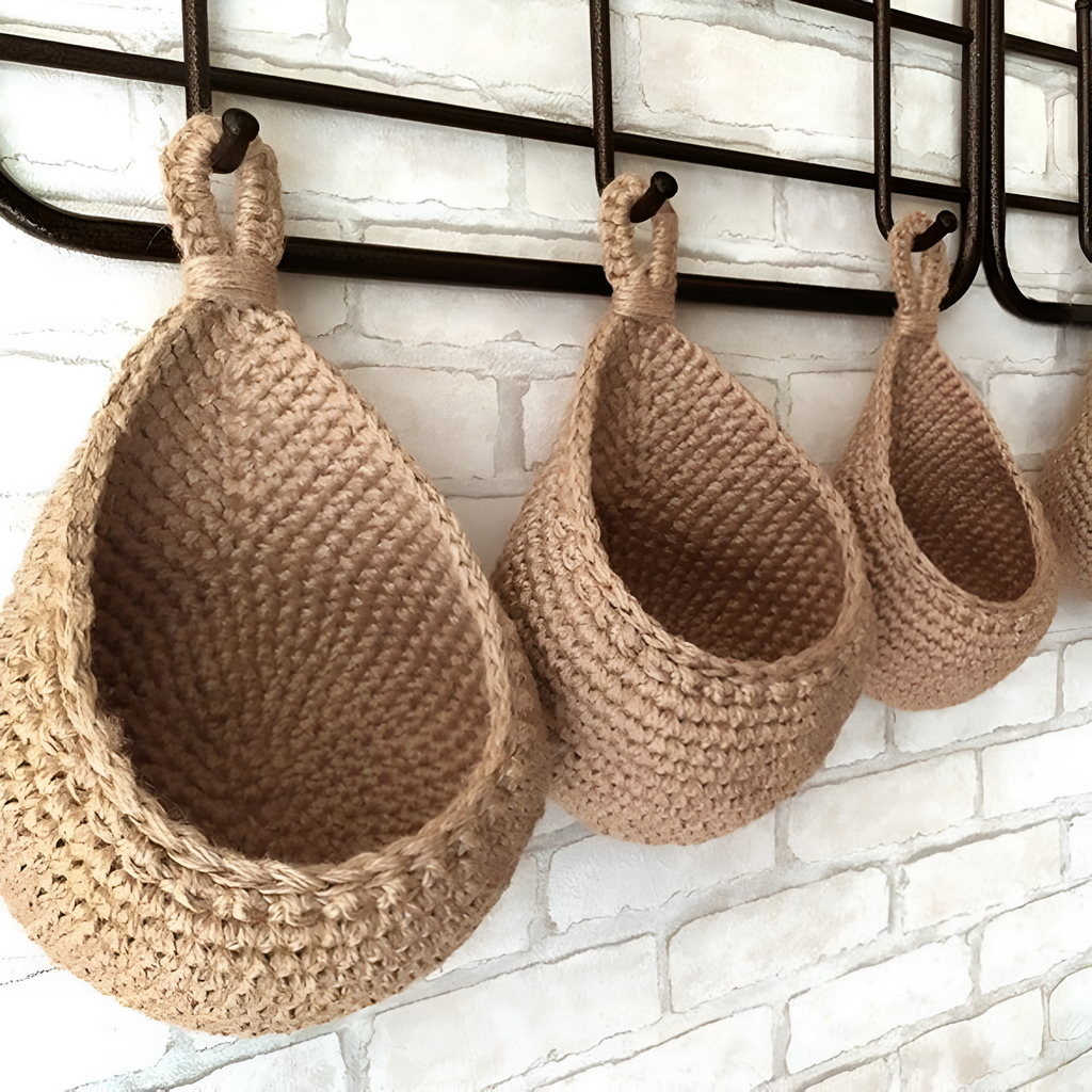 Handmade Boho Hanging Basket