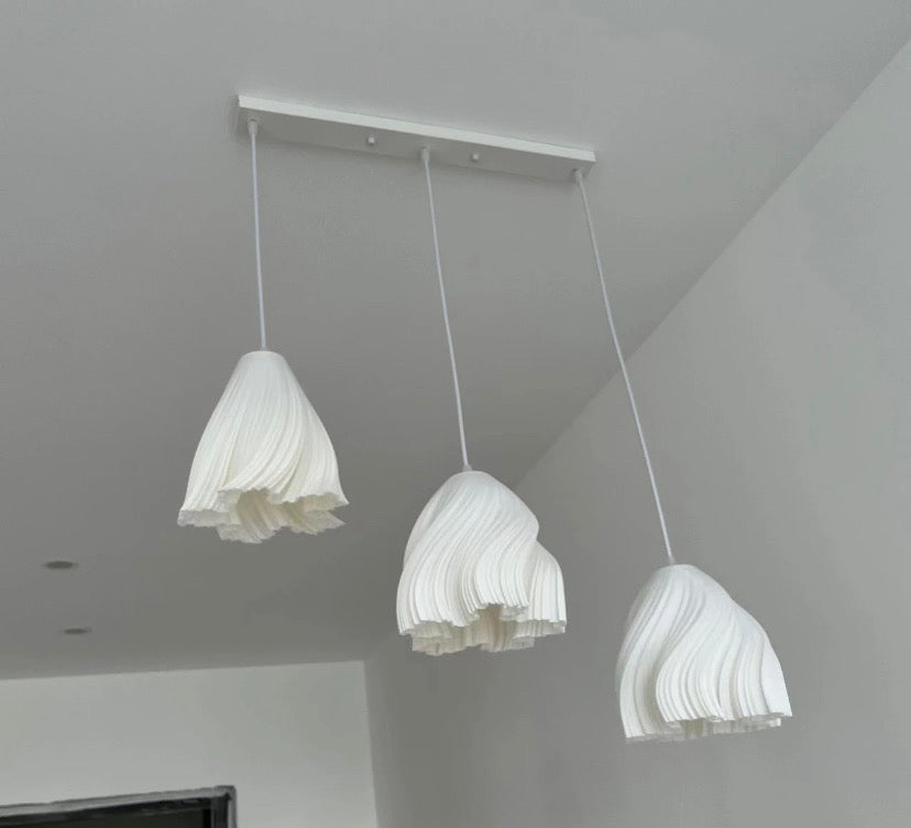 Avenris Fabric Chandelier With Soft Dimmable LED Pendant