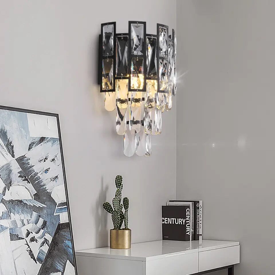 Lunara Crystal Wall Sconces For Modern Interiors Home Decor