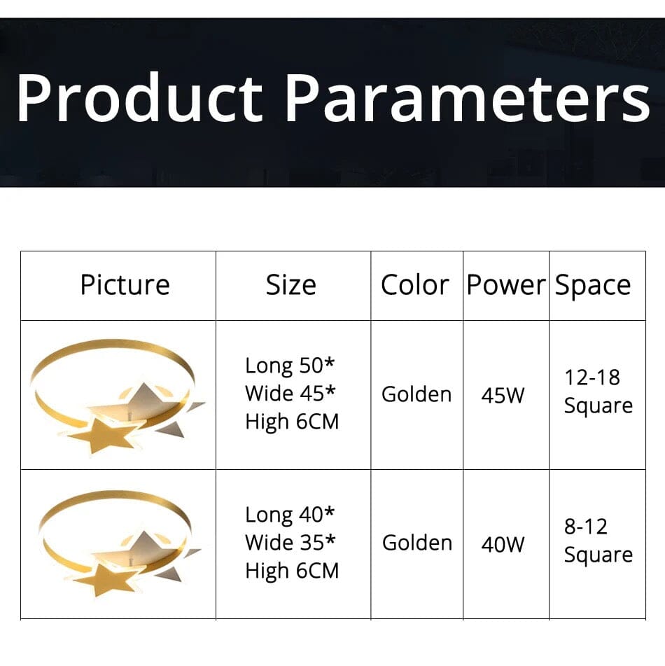 Aurelia Halo Ceiling Light With Interconnected Gold Rings