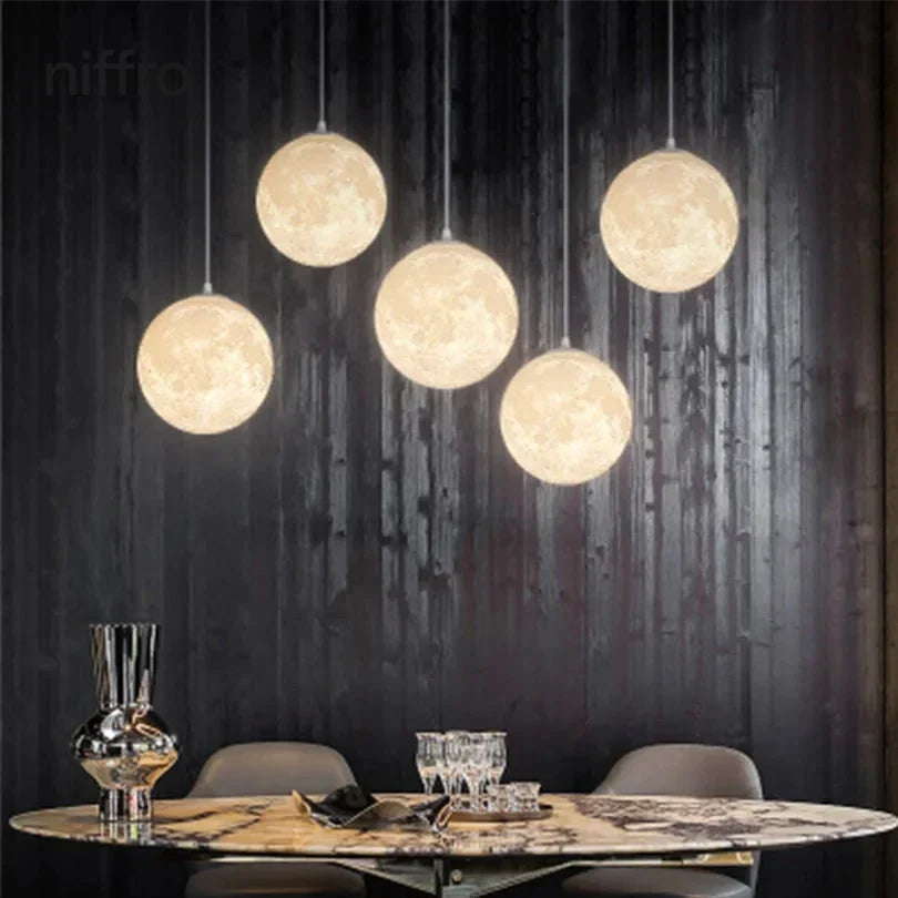 Lunara Moonlit Pendant Lamp With Soft Glow For Cozy Living Rooms