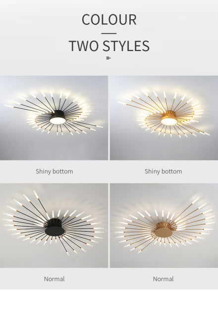Lyra Wand-Style Chandelier Sculptural Centerpiece Lighting