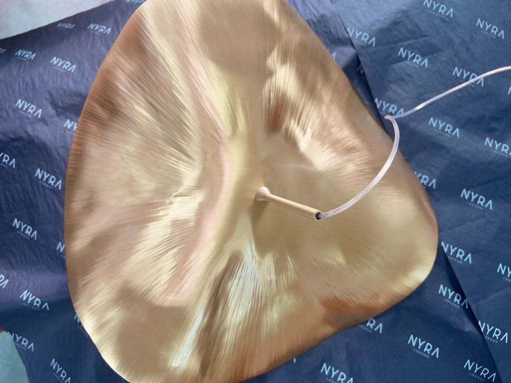 Lunara Nordic Gold Shell Mini Pendant Lights Soft Warm LED Adjustable Height