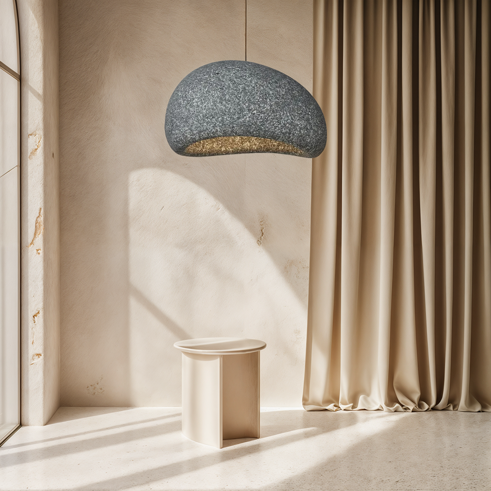 Kairo Speckled Wabi Pendant Light With Soft LED Glow