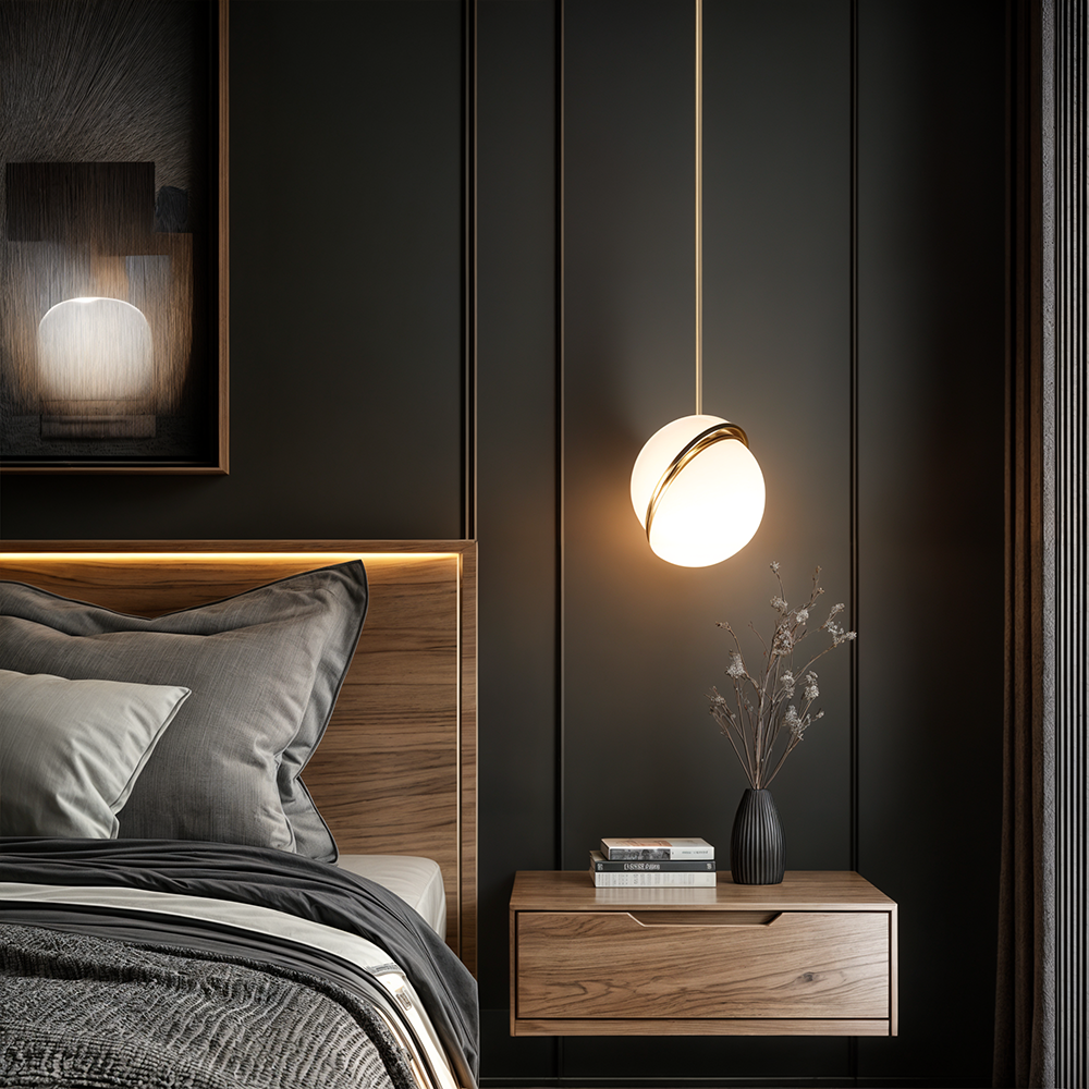 Kairo Orbit Aluminium Pendant Light Celestial Modern Ceiling Fixture