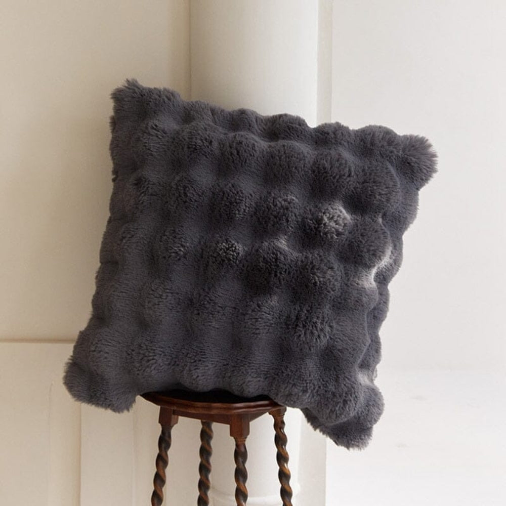 Aria Faux Rabbit Fur Cushion