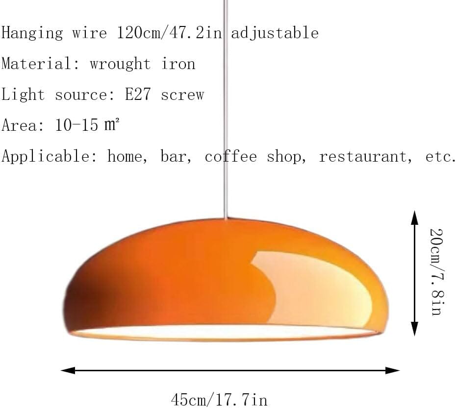 Liora Orb Pendant Chandelier with White Interior and Colorful Exterior Finish