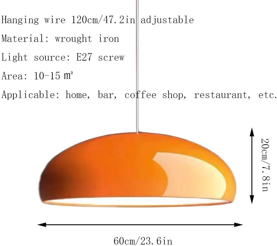 Liora Orb Pendant Chandelier with White Interior and Colorful Exterior Finish