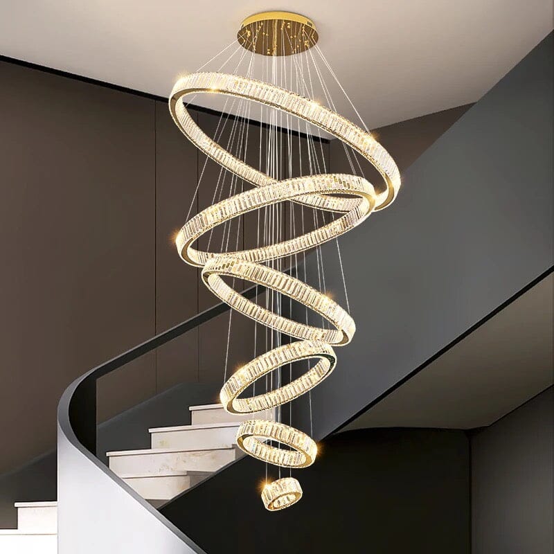 Aurelle Crystal Ring Chandelier