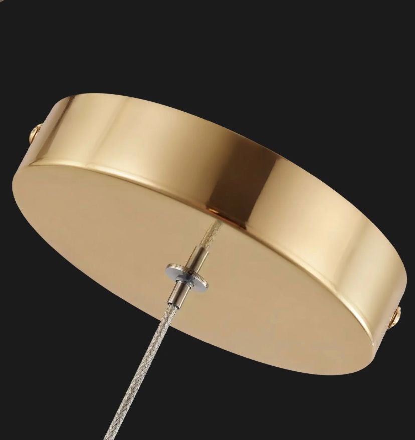 Lyra Teardrop Crystal Pendant Light for Dining Rooms