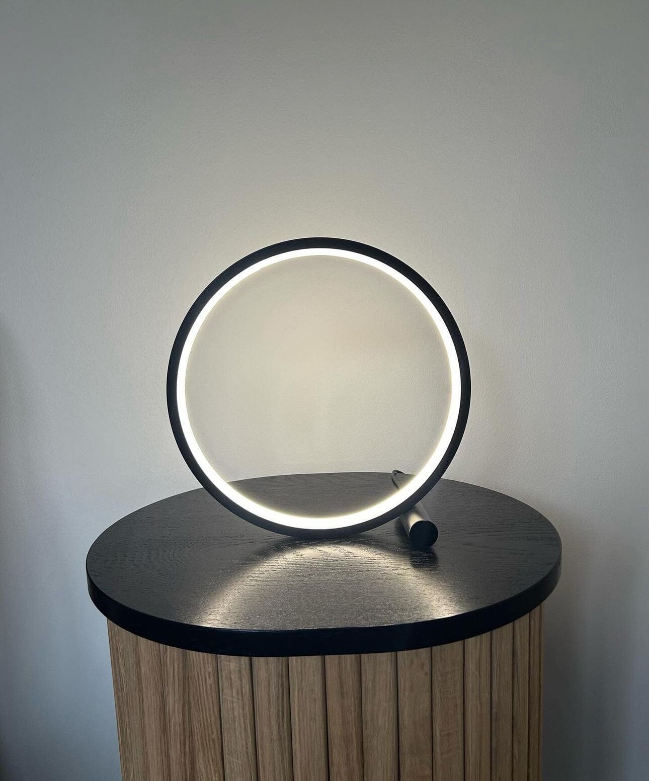 LumaSphere Round LED Touch Lamp with Warm or White Light