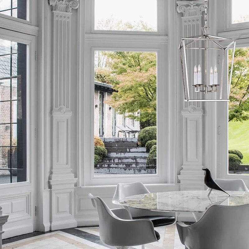 Lavelle Vintage Candle Cage Pendant Light for Dining Rooms