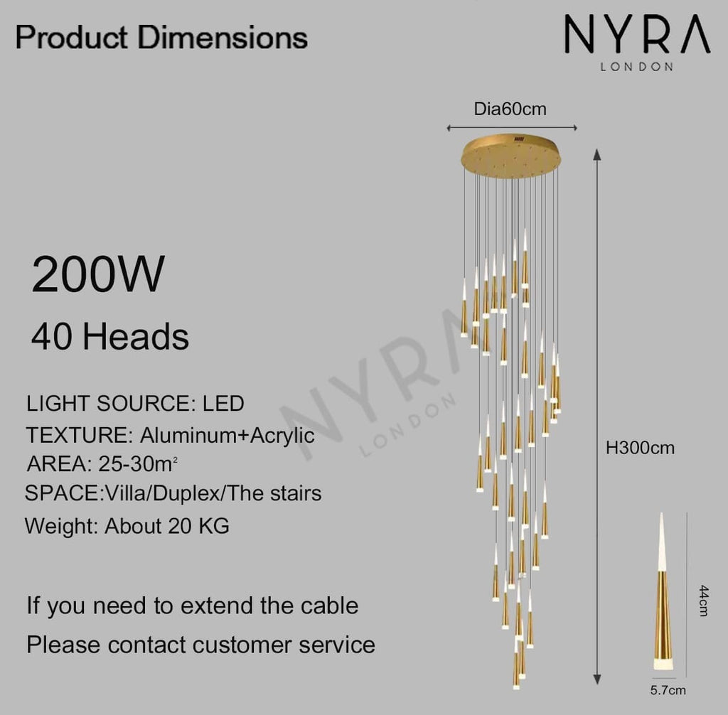 Liora Nordic Pendant Light With Warm Glow And Premium Hardware