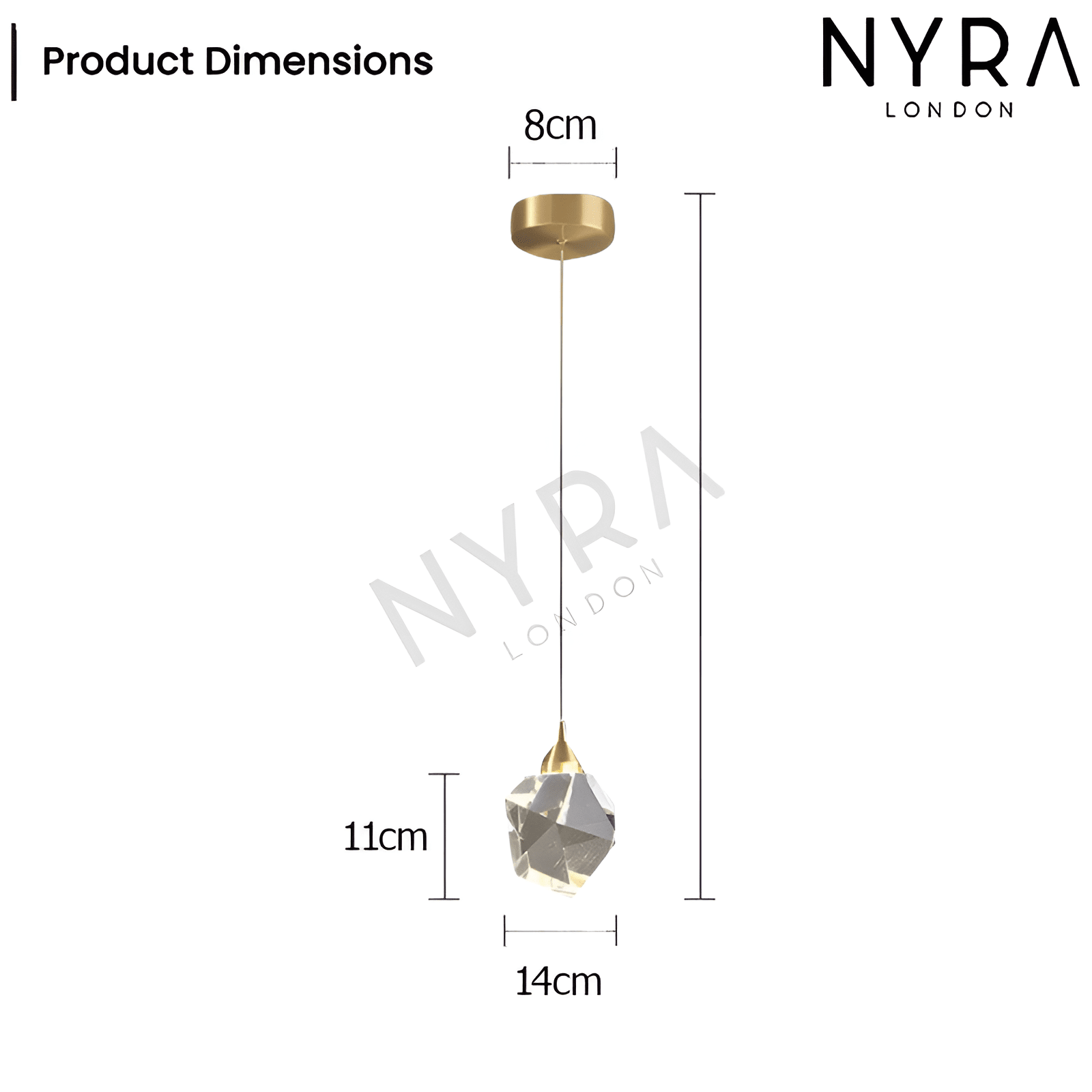 Elvera Italian Crystal Pendant Light With European Craftsmanship