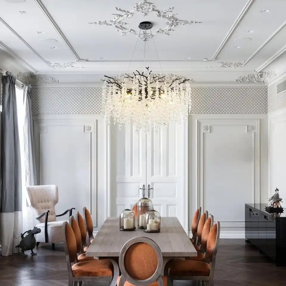 Branch Glass Chandelier by Kirrea