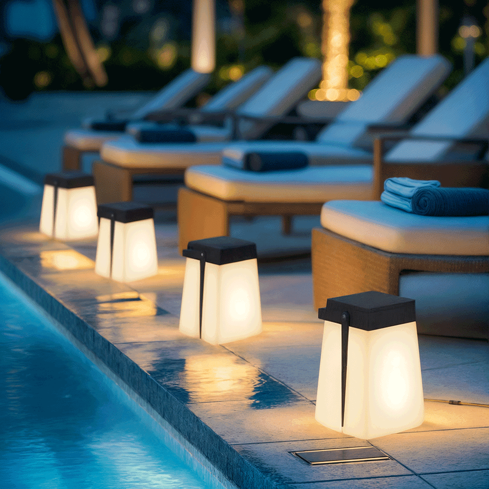 Designer Nordic Inspired Solar Outdoor Lamps For Patios And Gardens