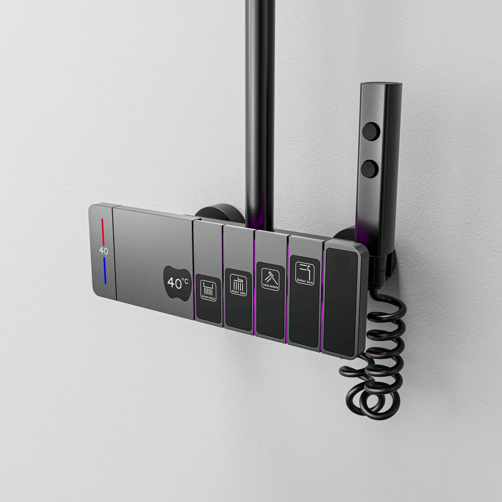 Kirrea Ebony Digital Shower