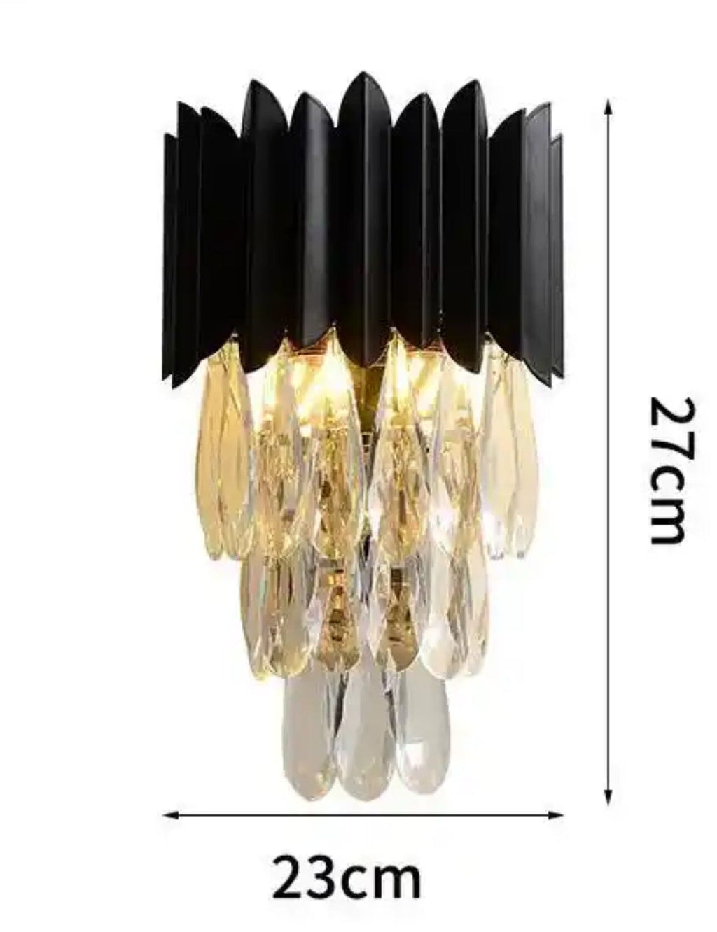 Lyra Crystal Wall Sconces Nordic Inspired LED Lighting