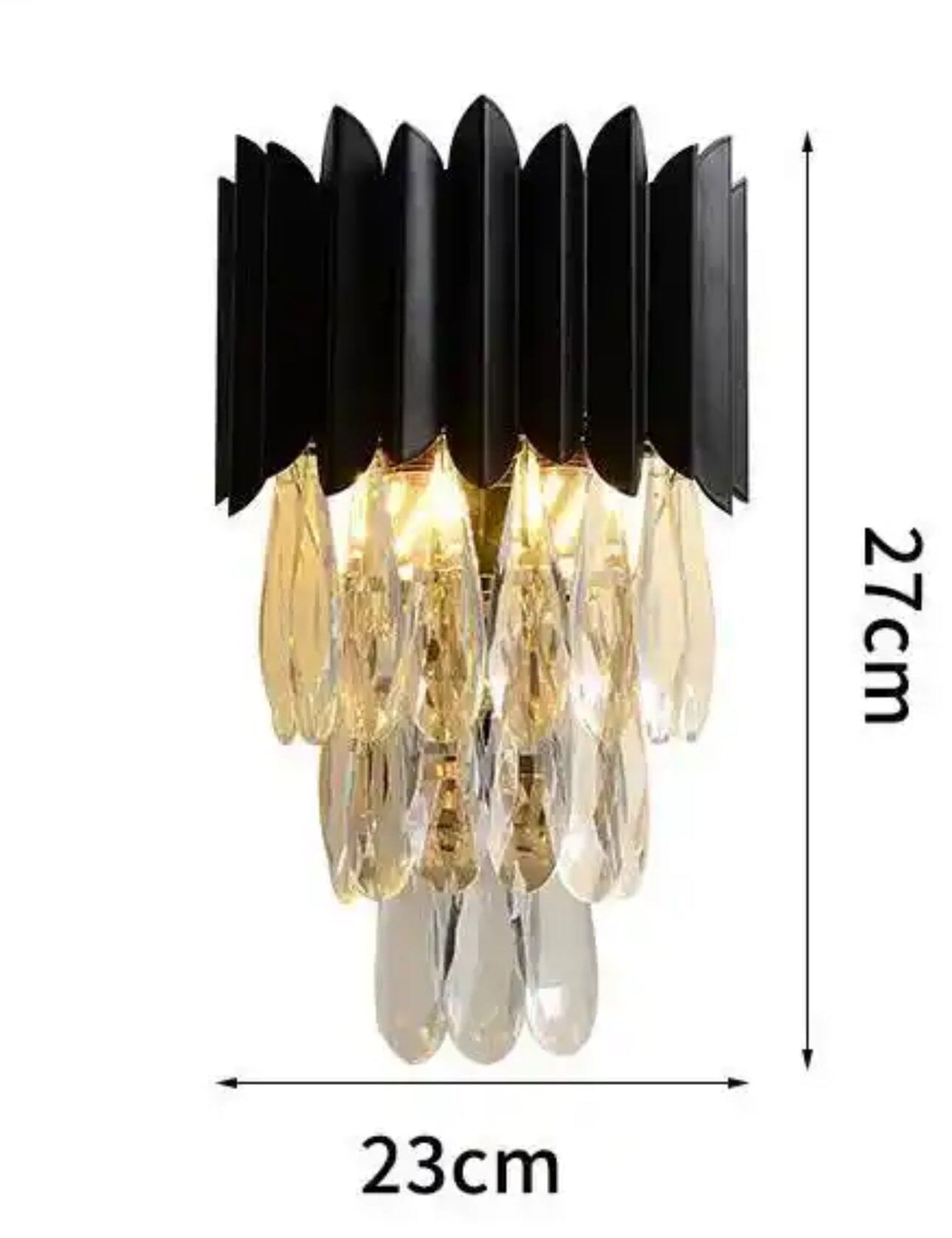 Lyra Crystal Wall Sconces Nordic Inspired LED Lighting