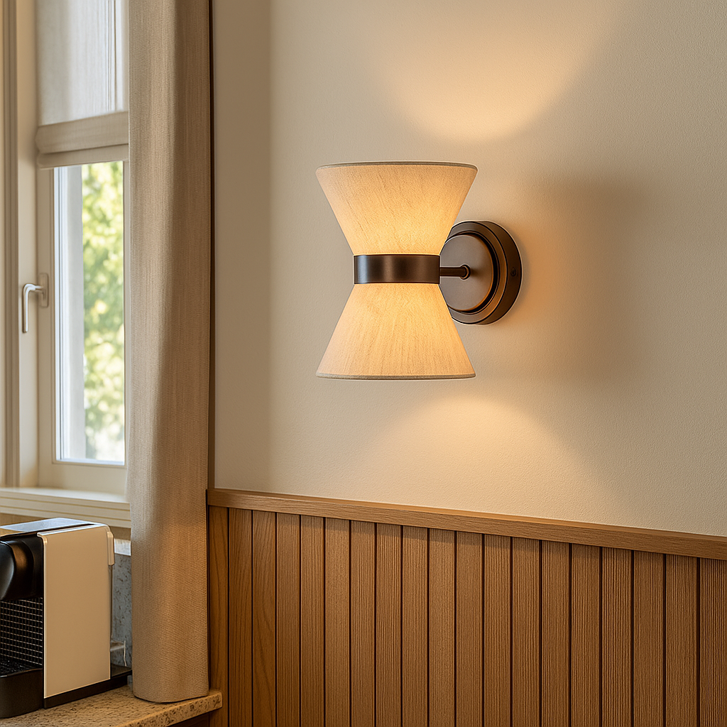 NovaSilk Wabi Wall Light for Minimalist Spaces at Home