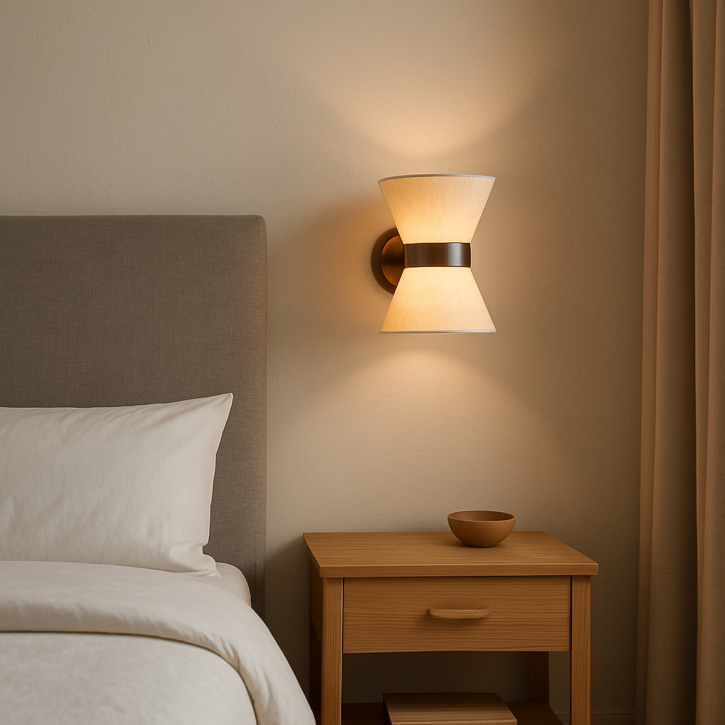 NovaSilk Wabi Wall Light for Minimalist Spaces at Home