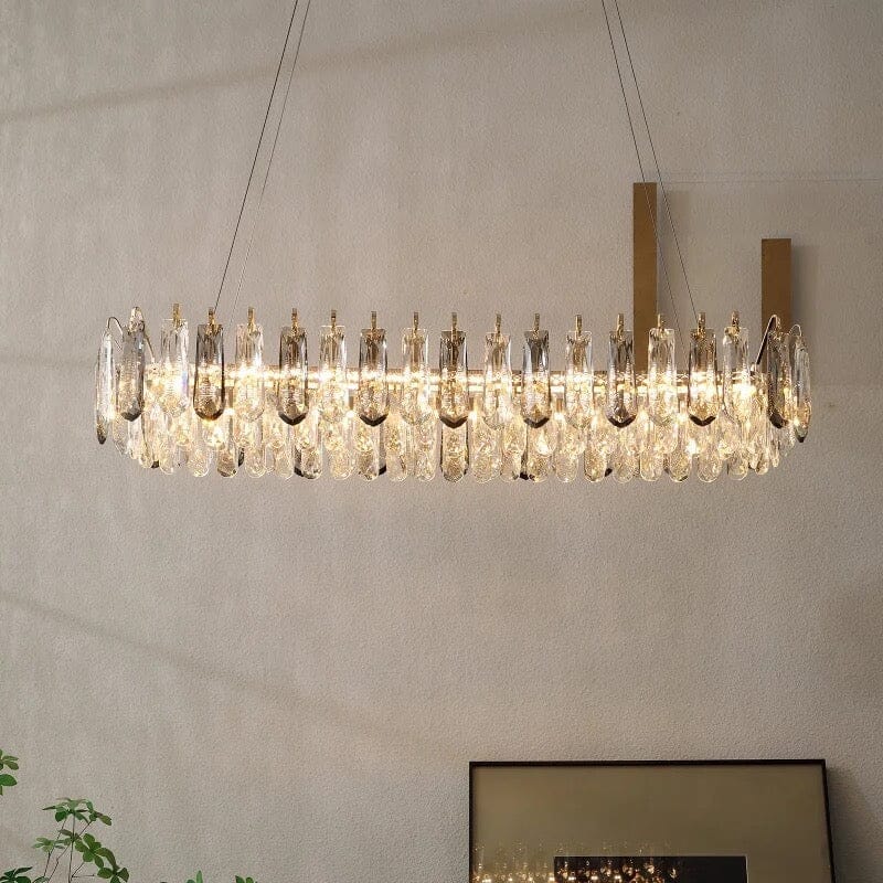 Lumistra Signature Crystal Ceiling Light In Gold Or Chrome With K9 Crystals
