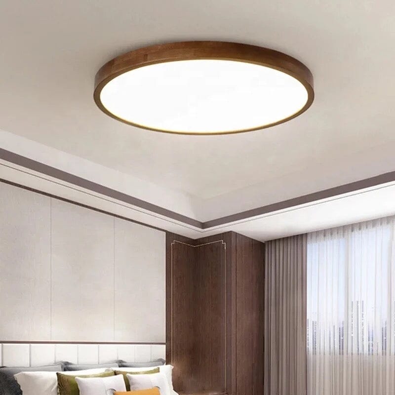 Luminor | Nordic Oak Ceiling Lights With Acrylic Shade