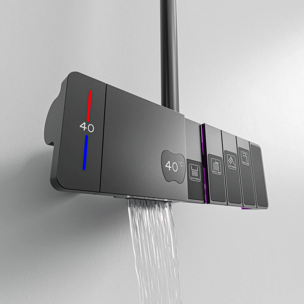 Kirrea Ebony Digital Shower