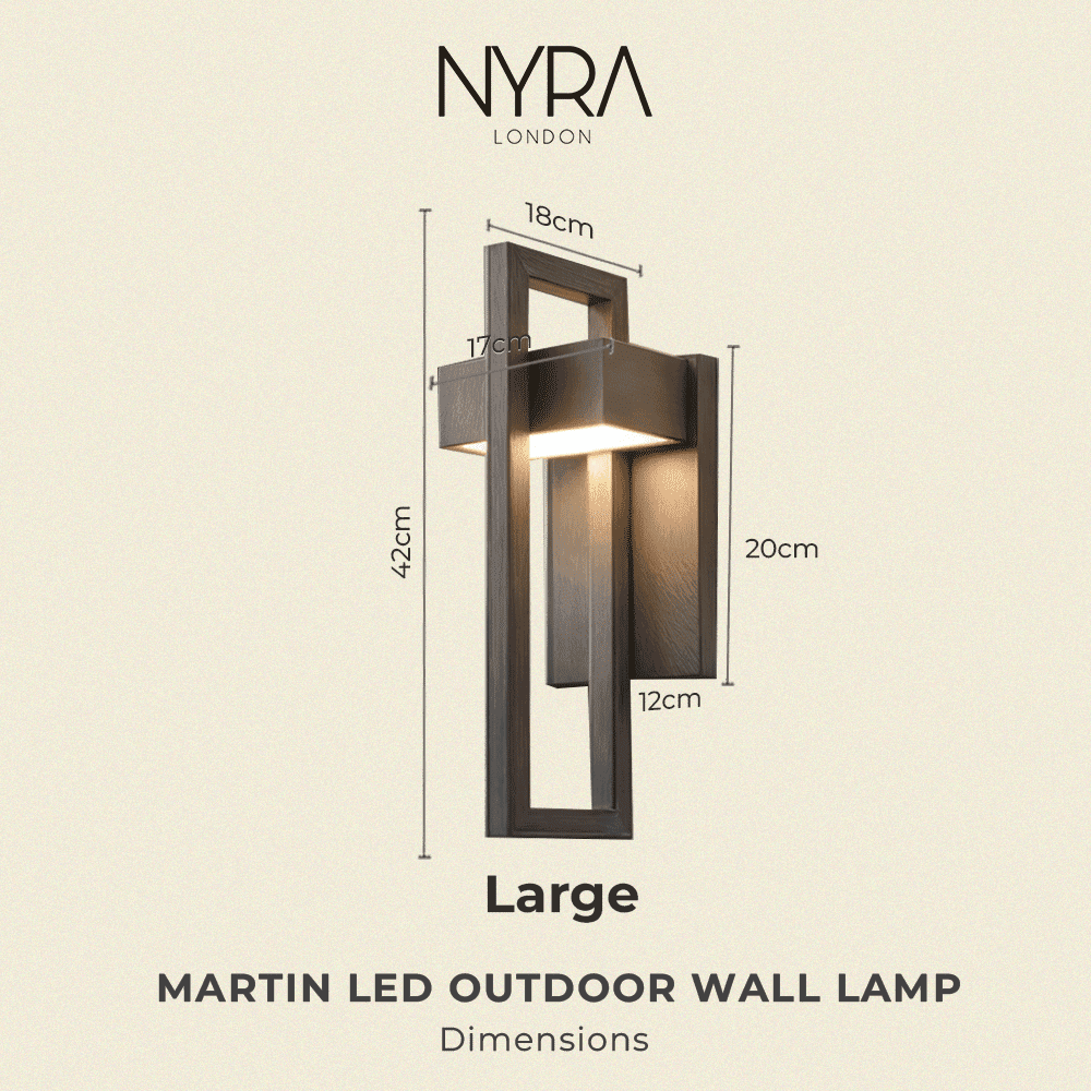 Kelda Nordic LED Outdoor Wall Light For Gardens And Patios