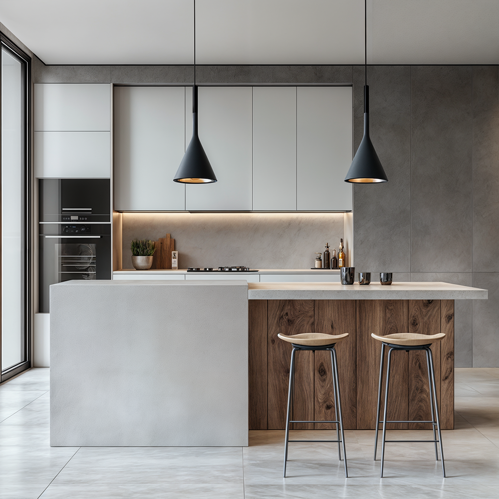 Astrae Minimal Pendant Lights with Downward Light and Adjustable Cord