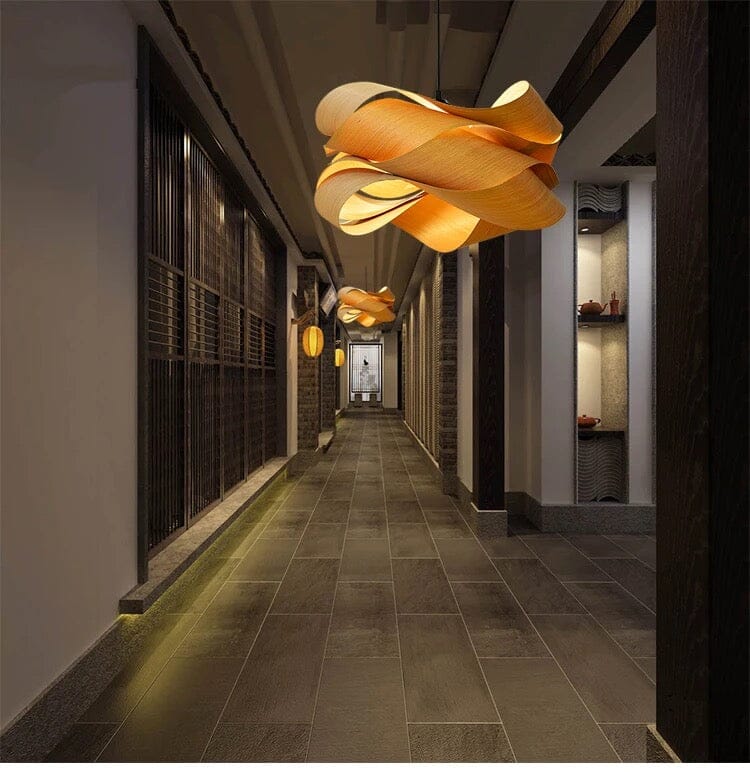 Aerynwood Timber Grain Pendant Lights For Modern Homes