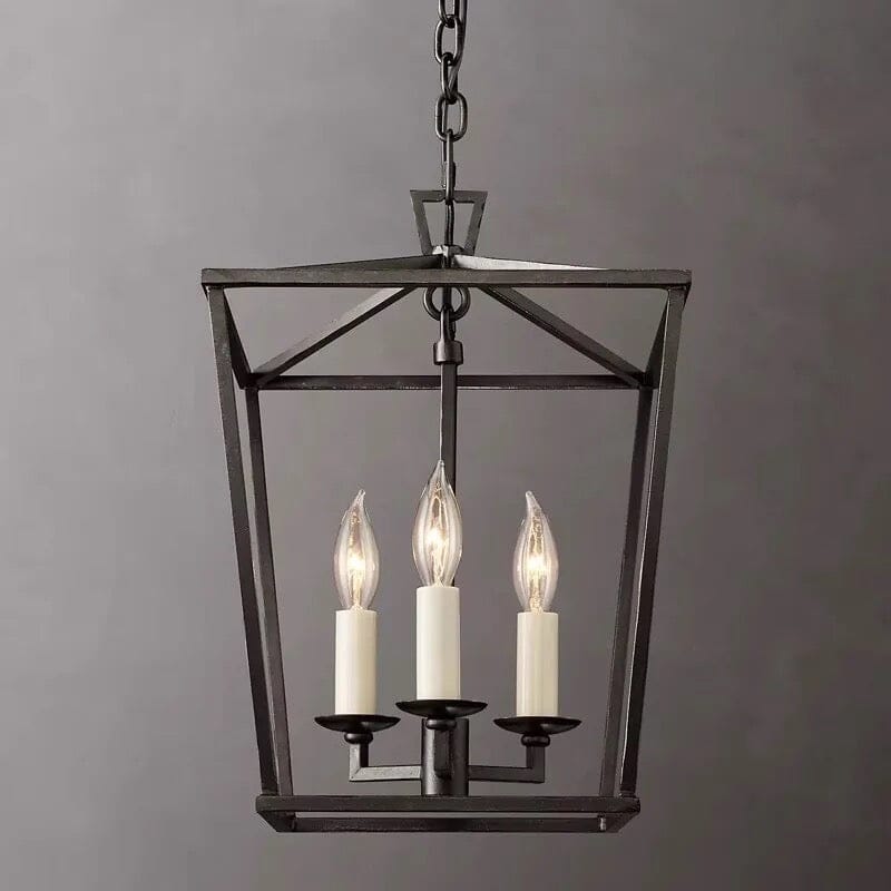 Lavelle Vintage Candle Cage Pendant Light for Dining Rooms