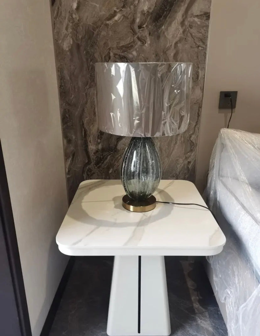 Liora Glass Lamp Hand Blown Modern Table Light for Living Room