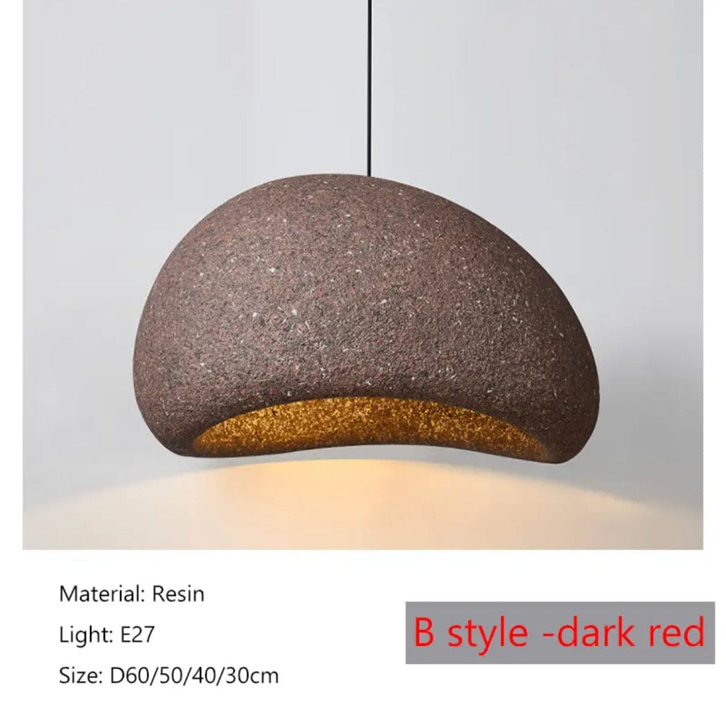 Kairo Speckled Wabi Pendant Light With Soft LED Glow