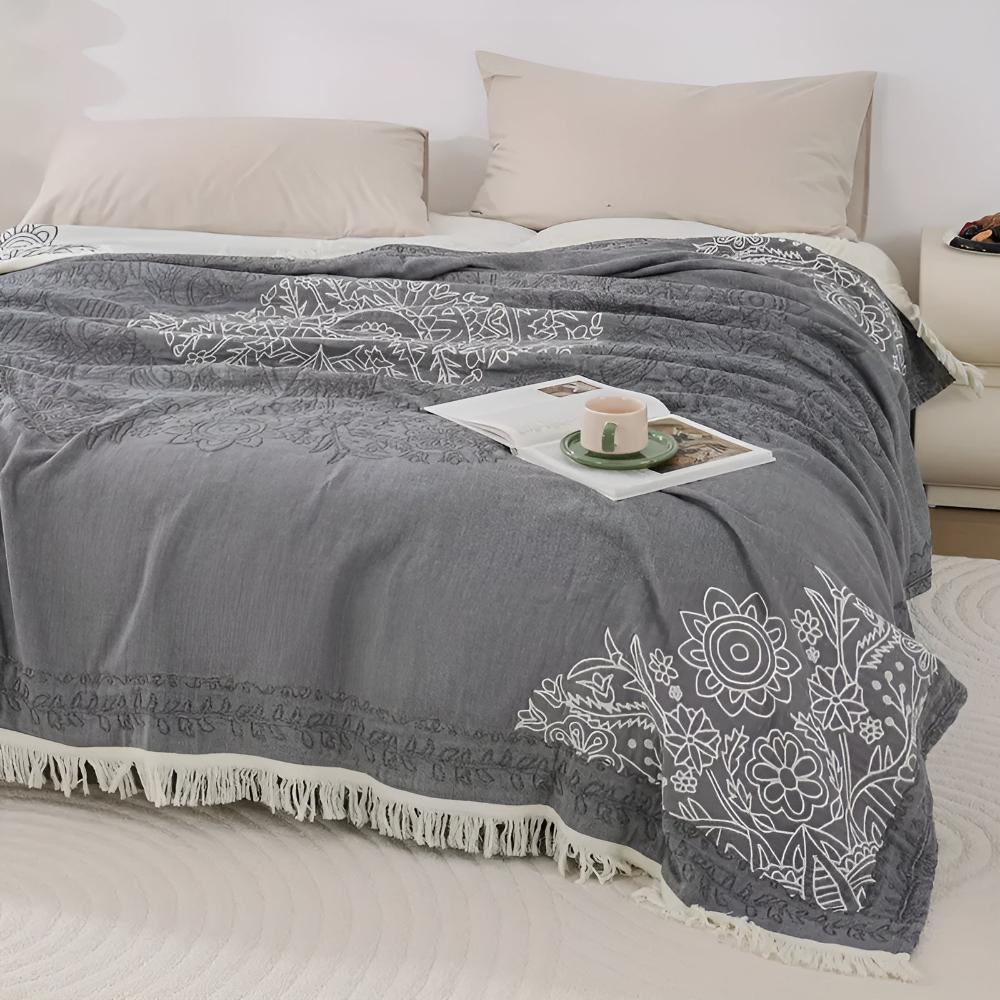 Nordic Chic Cotton Throw