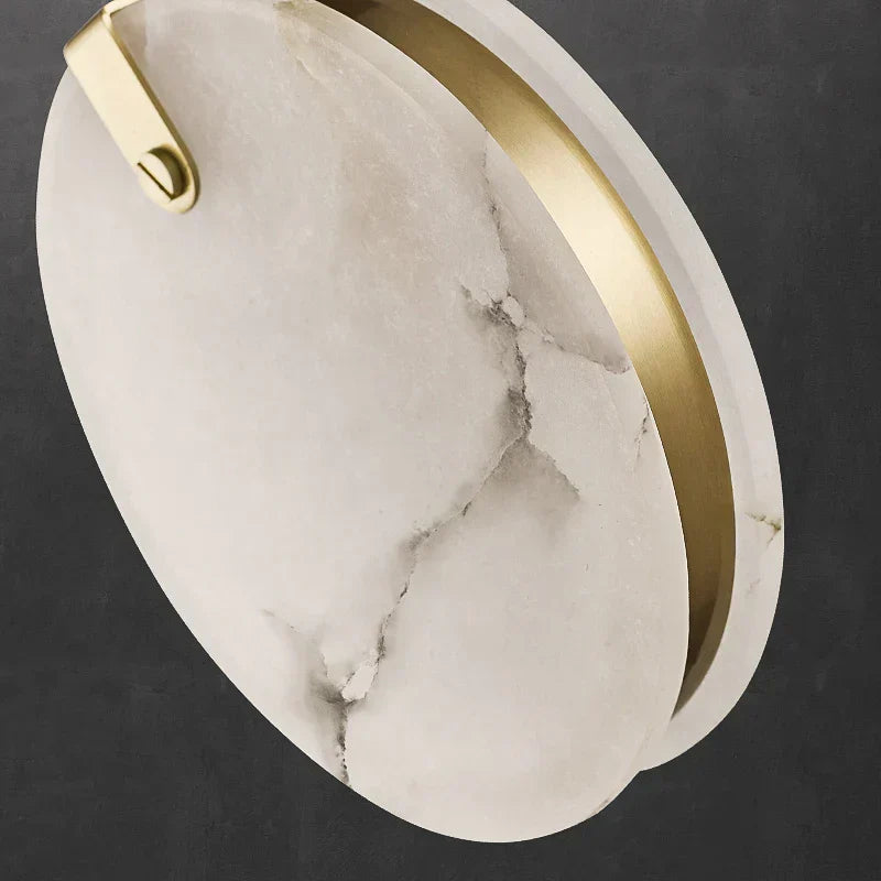 Liora Marble Crystal LED Pendant Lights For Warm Ambience