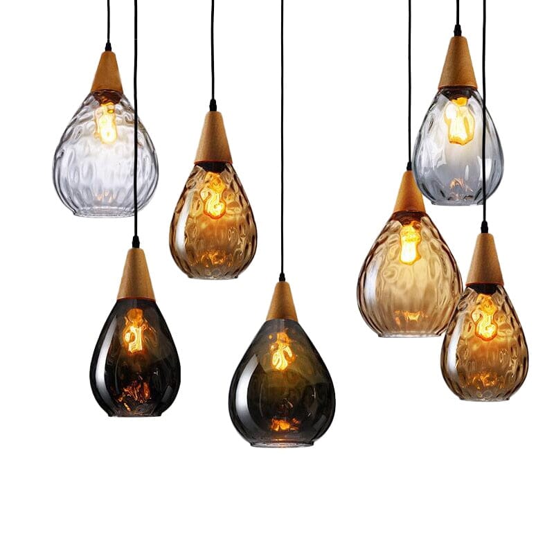 Liora Glass Pendant Lights in Nordic Handmade Style