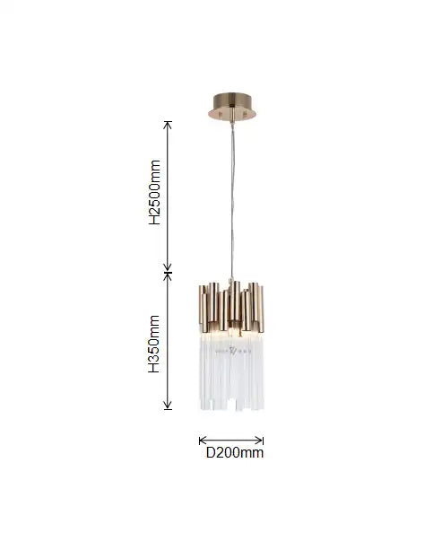 Aurelia Crystal Pendant Light For Elegant Interiors