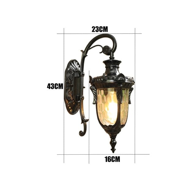 Eloria Vintage European Garden Lantern Lamp Outdoor Charm