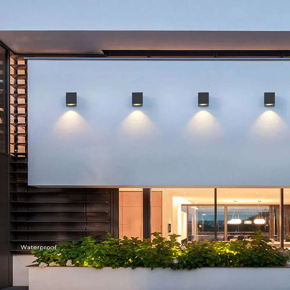 AstraGlow Outdoor LED Wall Light Made From Aluminum Energy Efficient